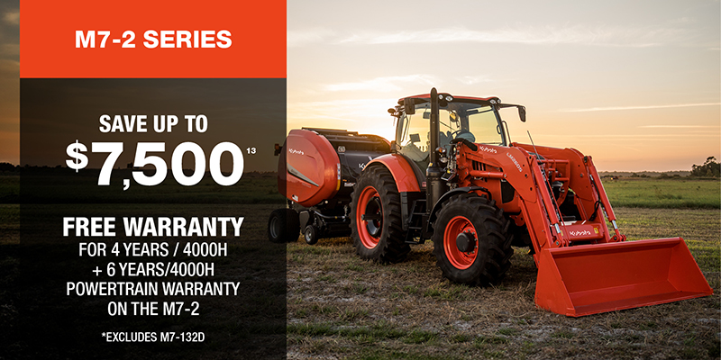 Kubota Canada Promotions Anderson Equipment Sales Belleville Ontario