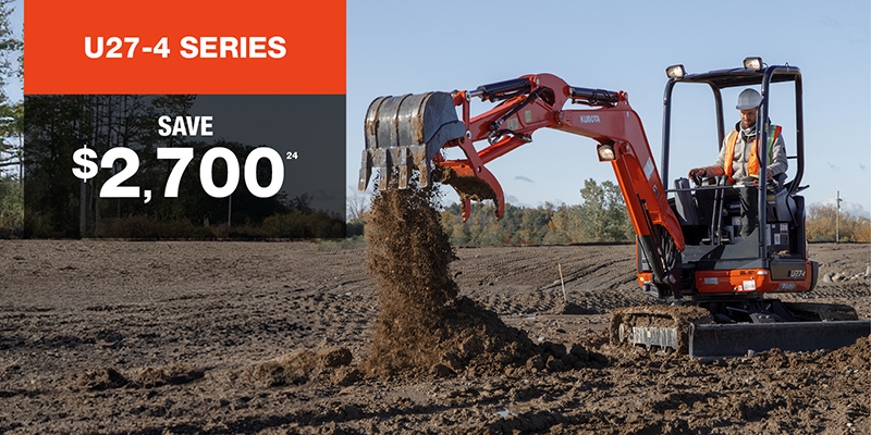 Kubota Canada Promotions Anderson Equipment Sales Belleville Ontario